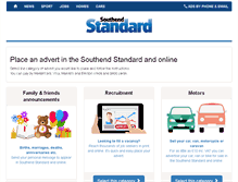 Tablet Screenshot of adbooker.southendstandard.co.uk